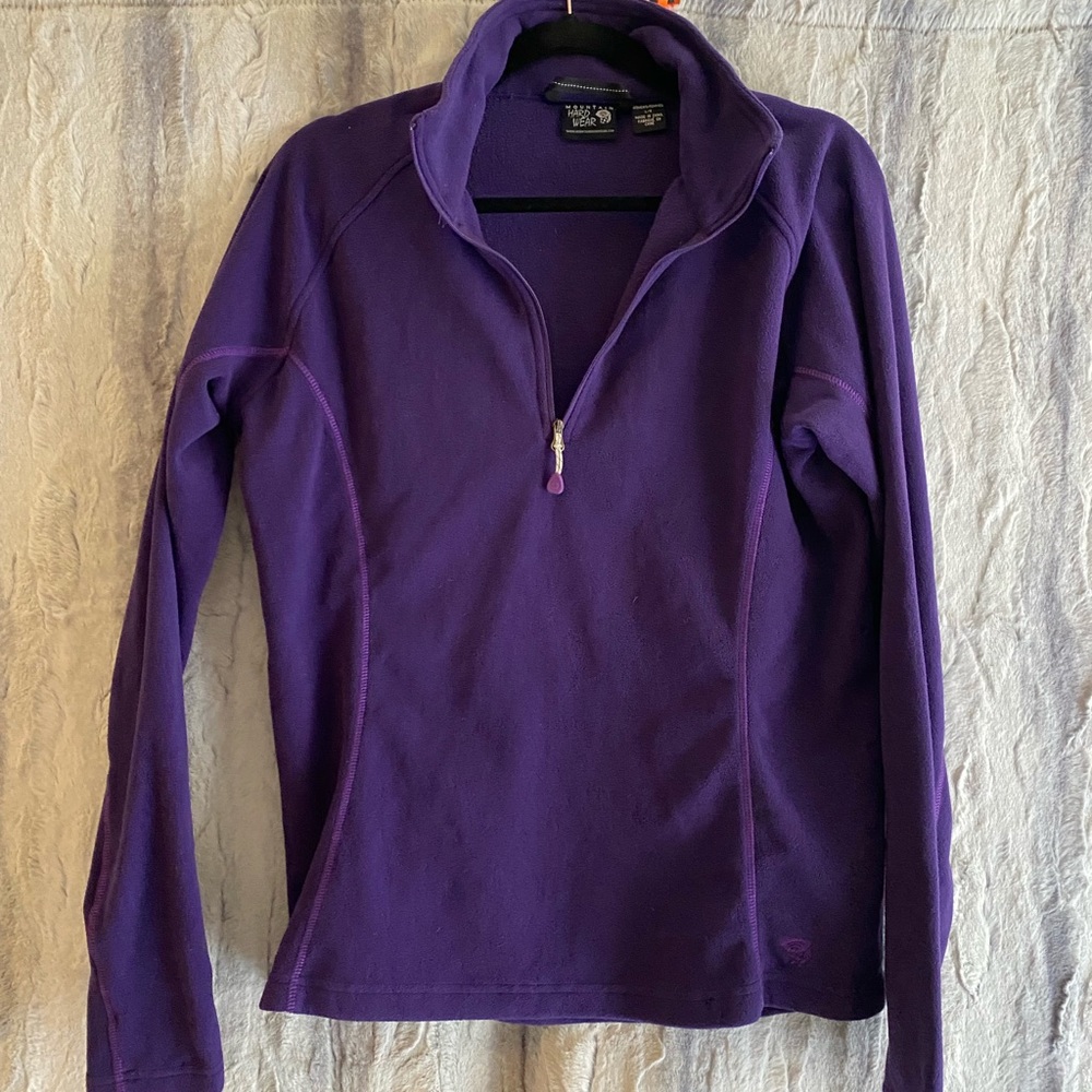 Mountain Hardwear purple fleece pullover